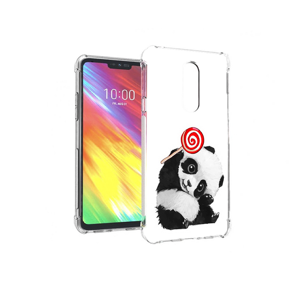 

Чехол MyPads Tocco для LG G7 панда с леденцом (PT124618.72.534), Прозрачный, Tocco