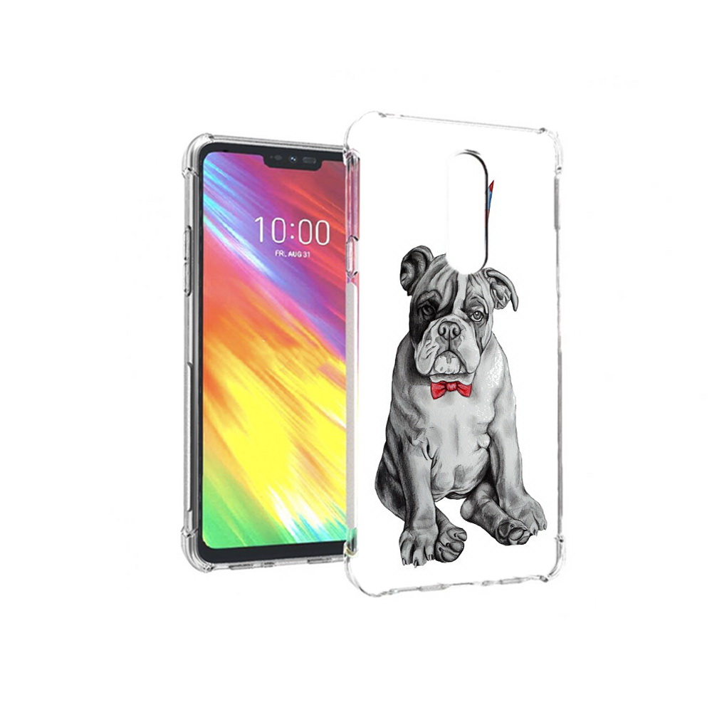 

Чехол MyPads Tocco для LG G7 праздничный щенок (PT124618.72.554), Прозрачный, Tocco