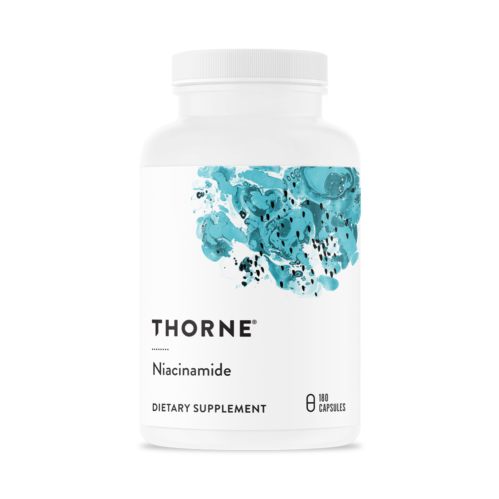 Витамин B3 Thorne Research Niacinamide 180 капсул