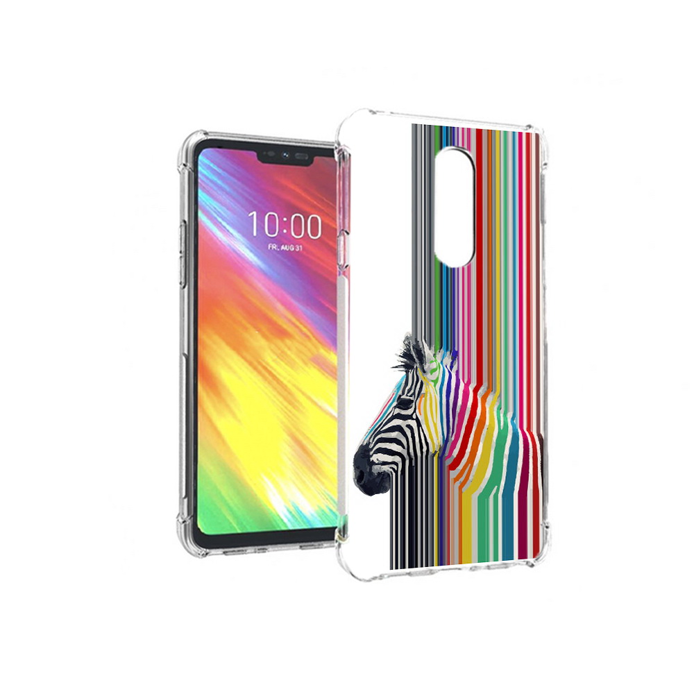 

Чехол MyPads Tocco для LG G7 радужная зебра (PT124618.72.565), Прозрачный, Tocco