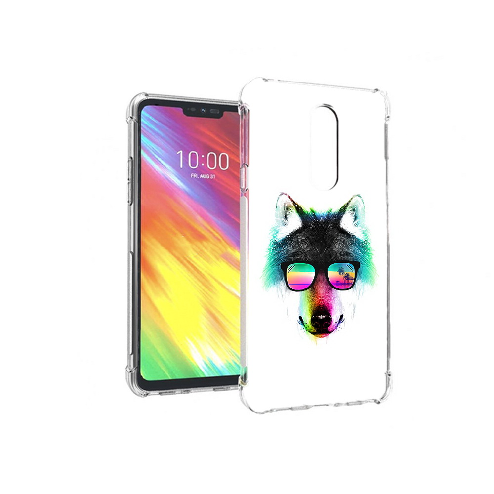 

Чехол MyPads Tocco для LG G7 радужный волк (PT124618.72.567), Прозрачный, Tocco