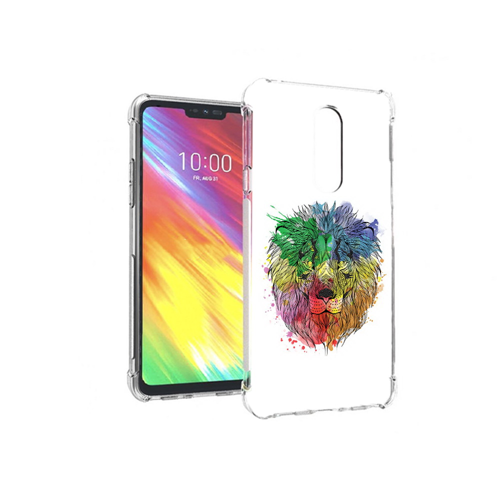 

Чехол MyPads Tocco для LG G7 разноцветный гордый лев (PT124618.72.573), Прозрачный, Tocco