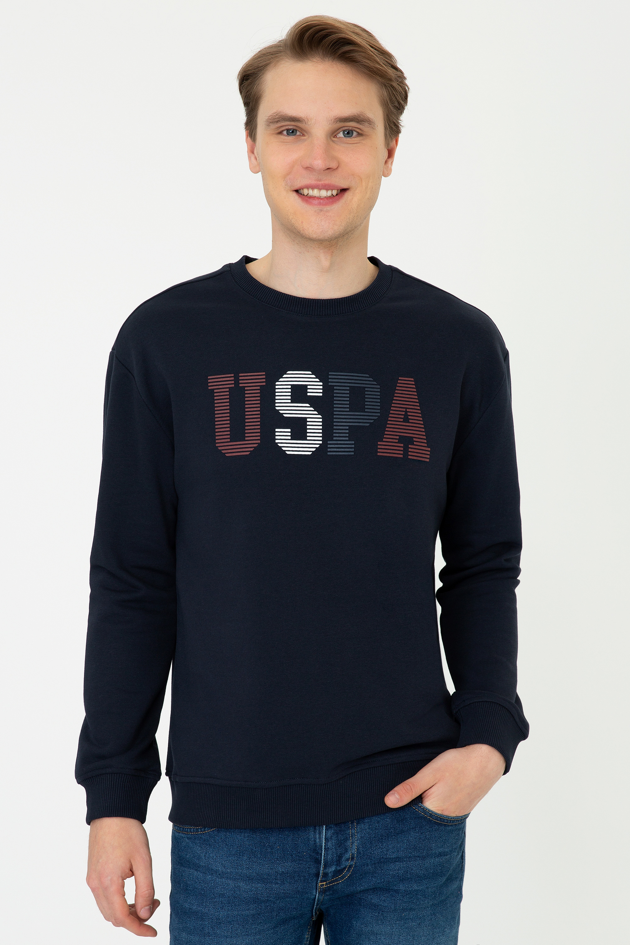 

Свитшот мужской U.S. POLO Assn. G081SZ0820KUJE синий 2XL, G081SZ0820KUJE
