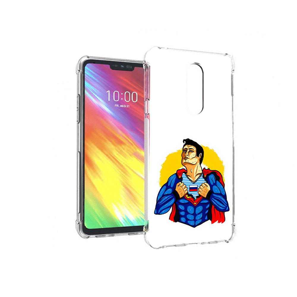 

Чехол MyPads Tocco для LG G7 русский супермен (PT124618.72.591), Прозрачный, Tocco