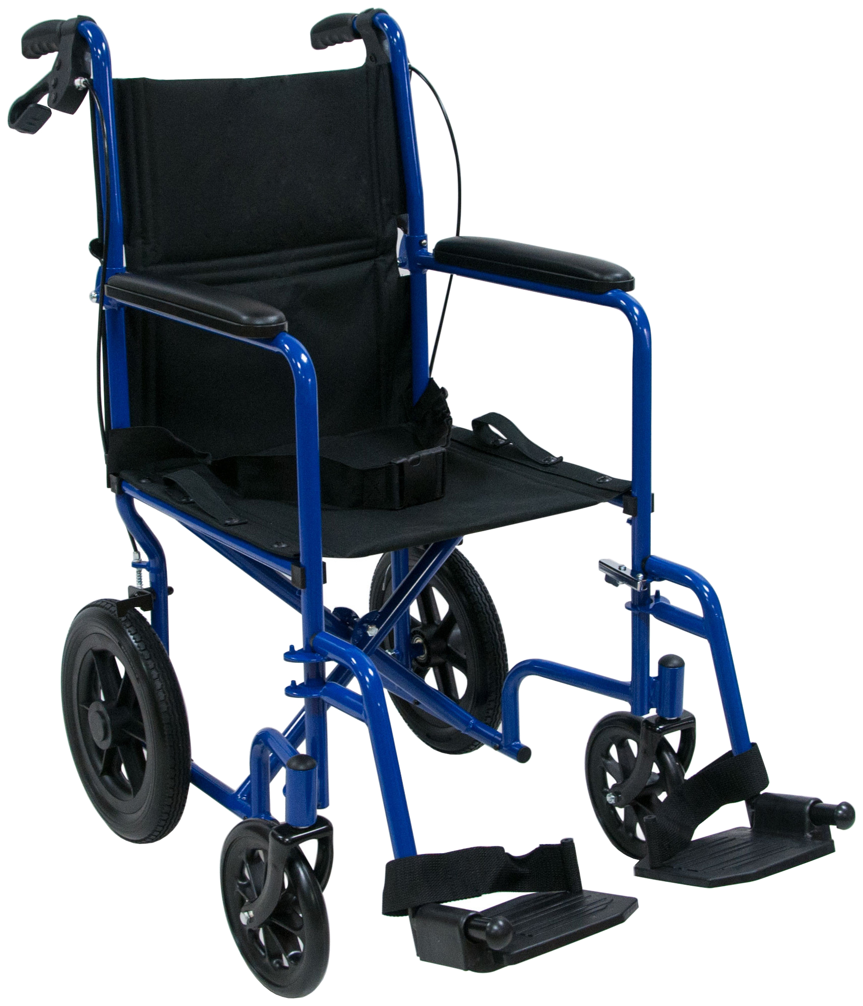 Кресло коляска (каталка) инвалидная повышенной грузоподъемности (до 125 кг) 512B-1 Мега-Оп