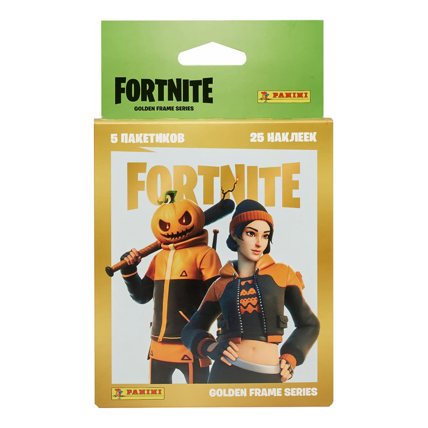 

Наклейки бумажные универсальные Panini Fortnite