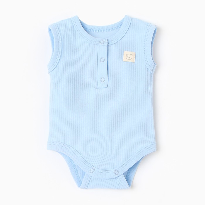 

Боди детское Крошка Я BASIC LINE, голубой, 80, BASIC LINE