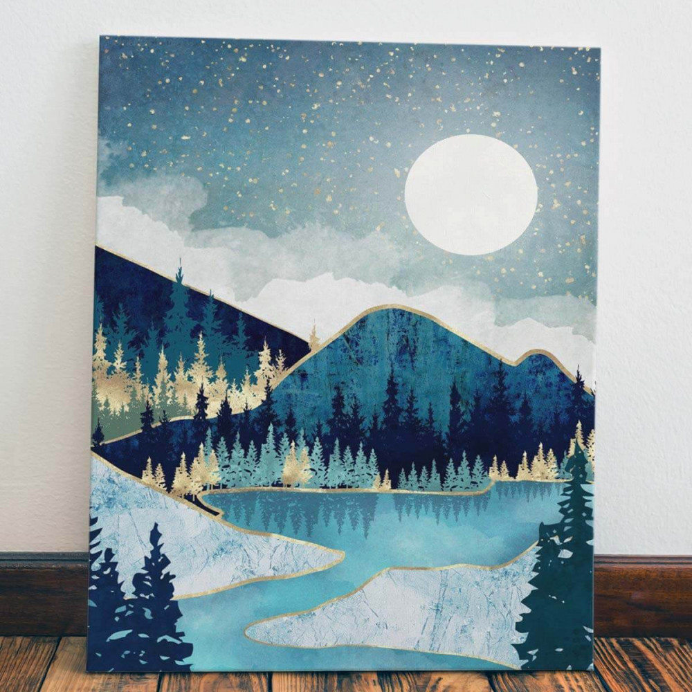 

Картина Red Panda Золотое горное озеро40x60