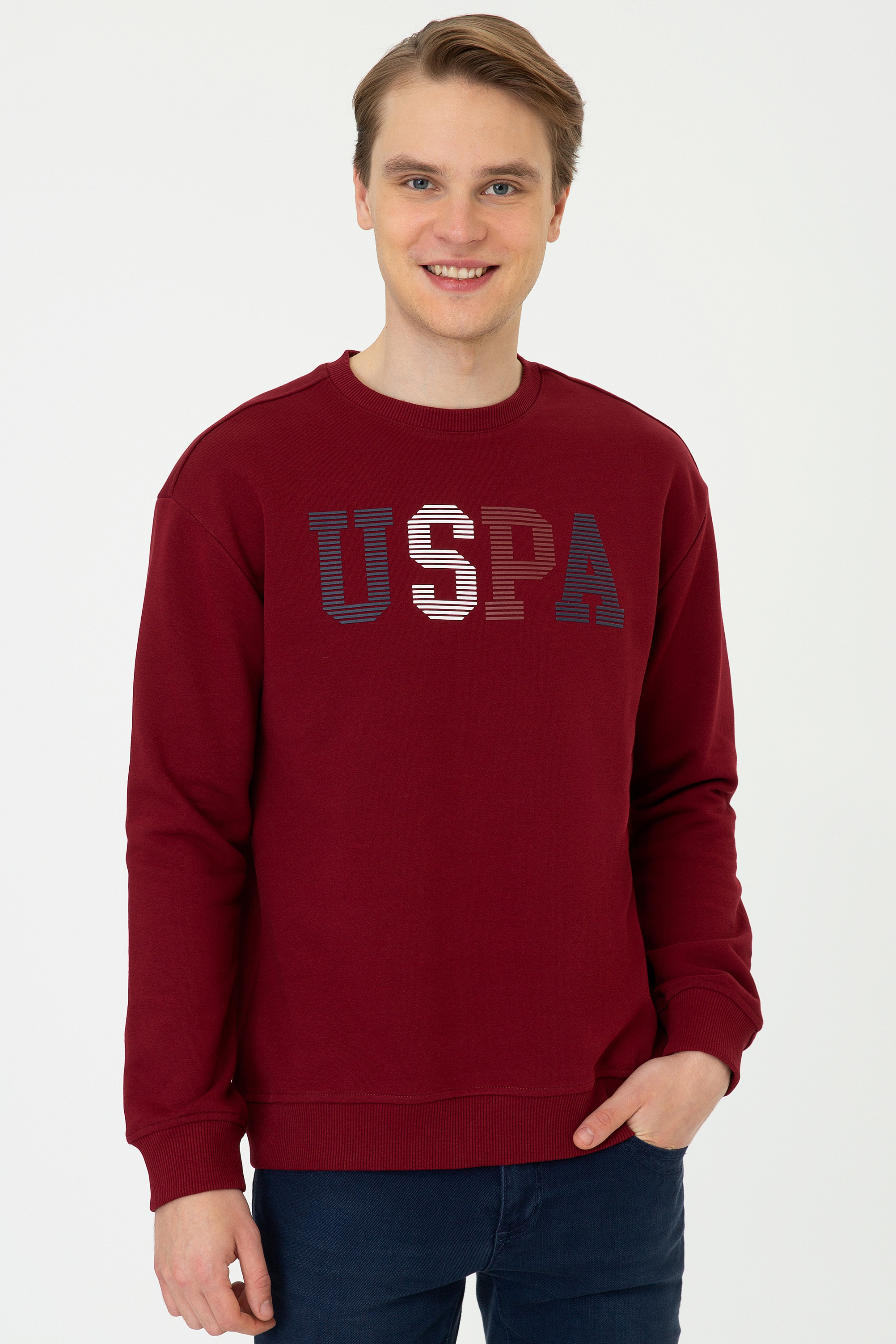 

Свитшот мужской U.S. POLO Assn. G081SZ0820KUJE бордовый L, G081SZ0820KUJE