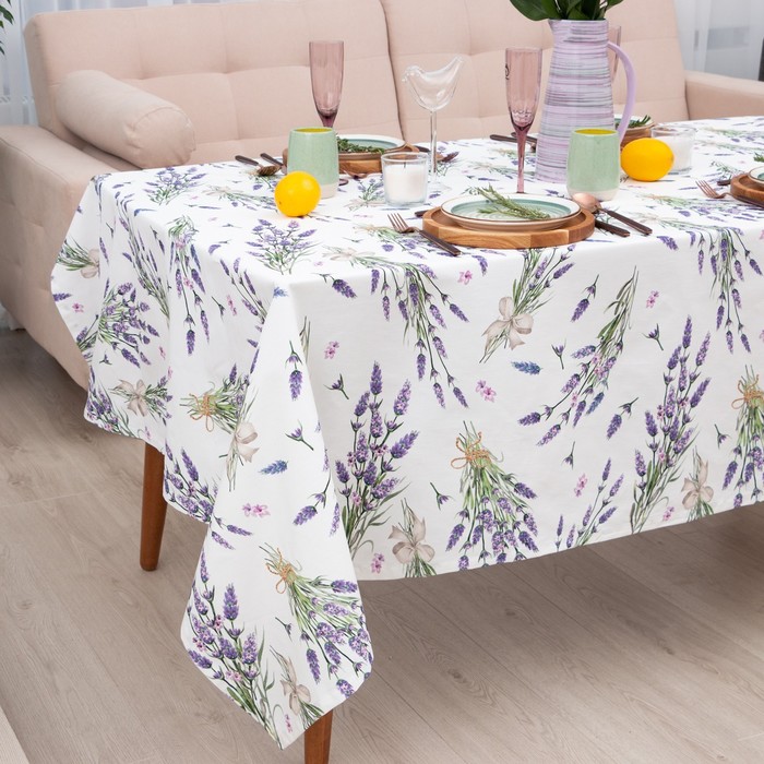 

Скатерть Этель Lavender 149х110 , 100% хл, саржа 190 г/м2, Lavender
