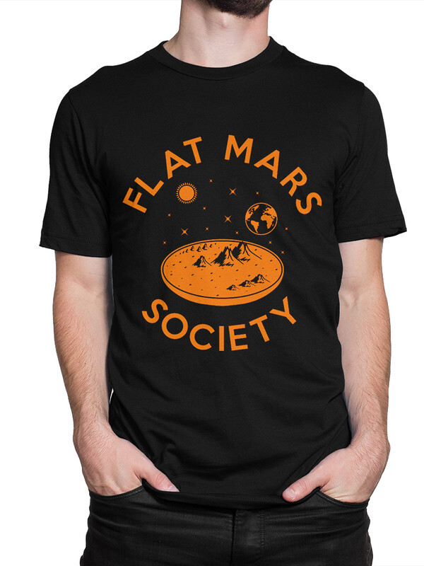 

Футболка мужская Dream Shirts Плоский Марс черная M, Плоский Марс