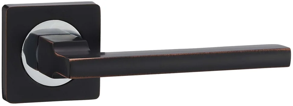 Ручка дверная Vantage V53BL черная с патиной ручка скоба cappio м о 96 мм черная кожаная