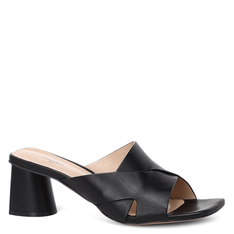 

Мюли женские Tendance CLF372-02 черные 39 EU, Черный, CLF372-02