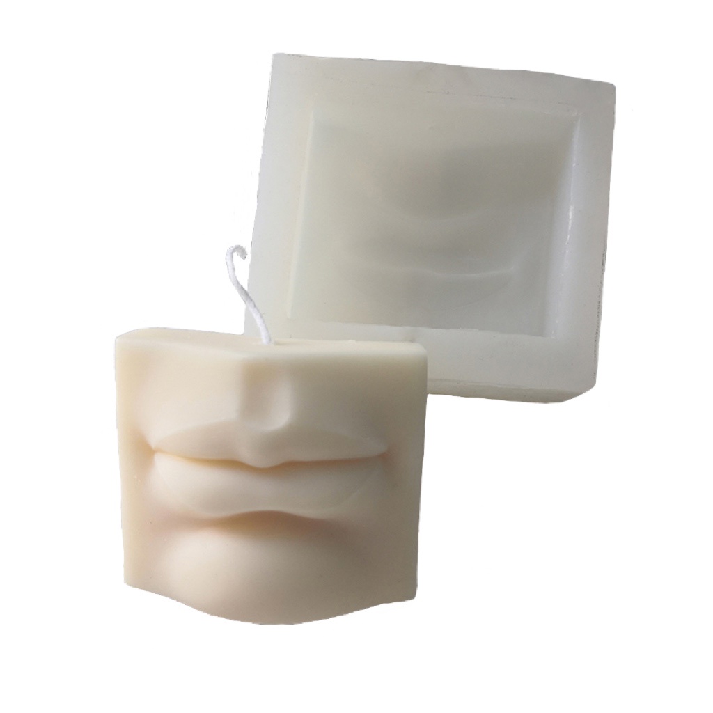 фото Силиконовая форма для свечей "губы" candle-wax
