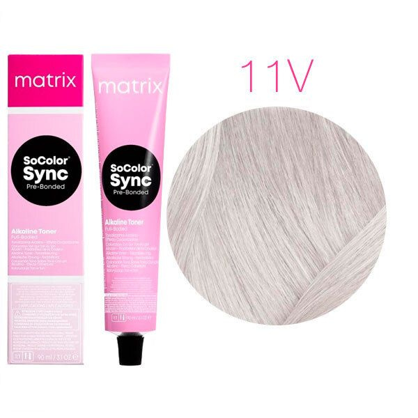 

Краска Matrix SoColor Sync 11V ультра светлый блондин перламутровый 90мл