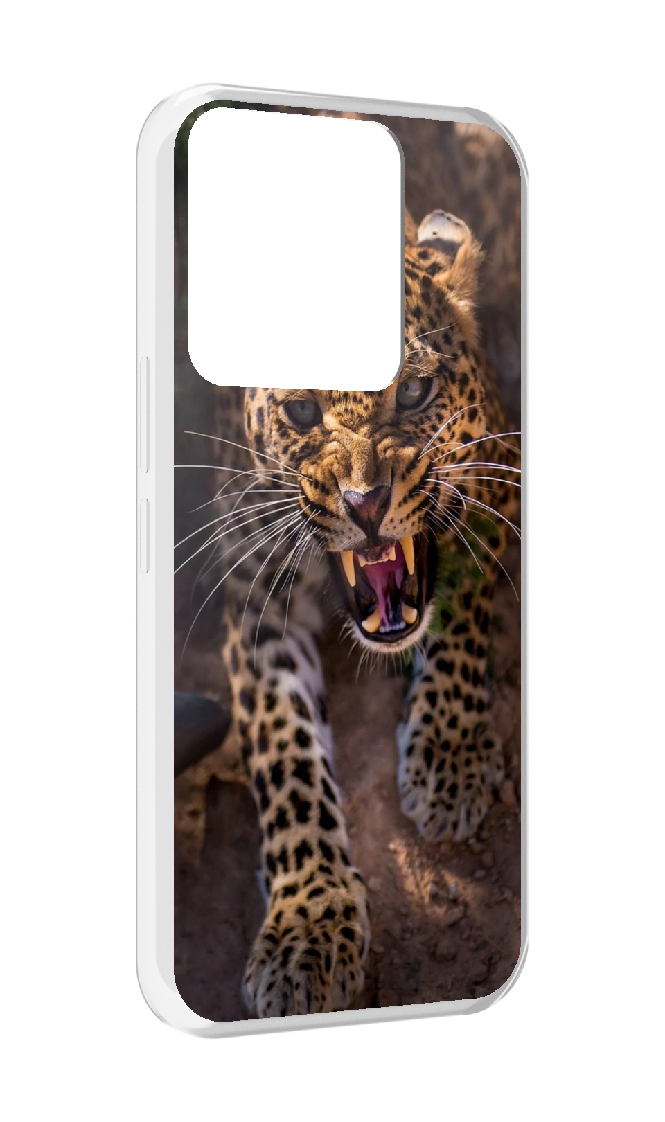 

Чехол MyPads Злой-гепард для Tecno Spark Go 2022 / Tecno Spark 8C, Прозрачный, Tocco