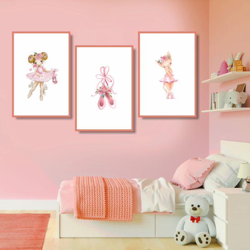 

Набор постеров ПолиЦентр на холсте из 3 шт Мечты О Балете 50х70 см, Наборх3МечтыОБалетеДляДетскойВертикальный