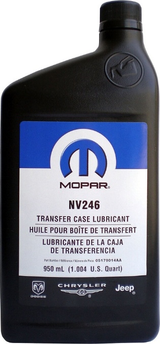 Трансмиссионное масло MOPAR Transfer Case Lubricant NV 246 (0,946л)