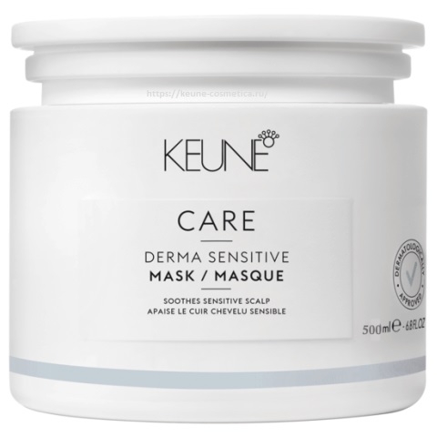 Купить Маска Keune Derma Sensitive Mask для Чувствительной Кожи Головы, 500 мл