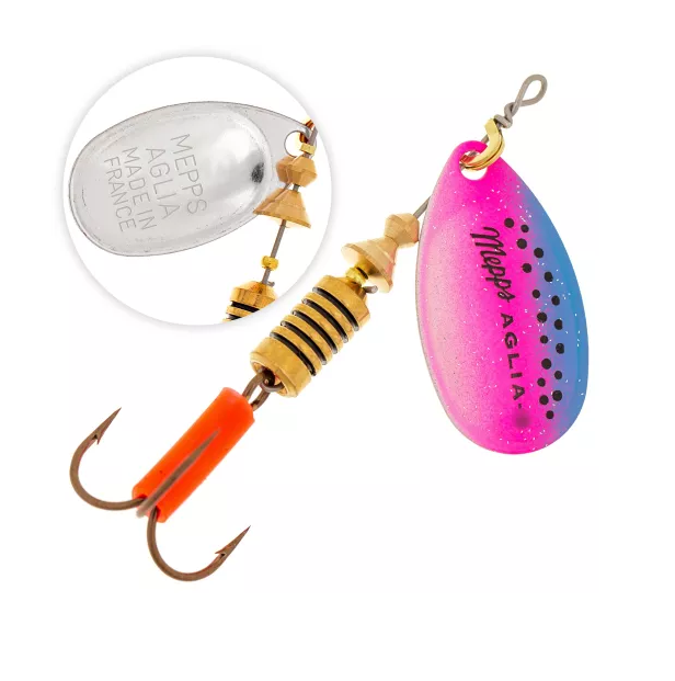 

Блесна Mepps Aglia Rainbow trout №3, Разноцветный, Aglia