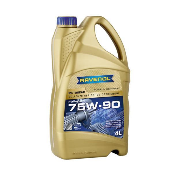 фото Трансмиссионное масло ravenol motogear sae 75w-90 gl-4 (4л)