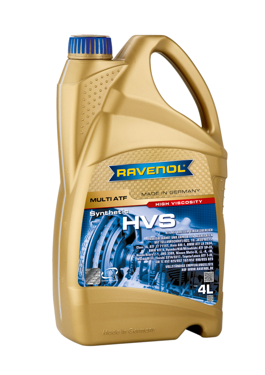 фото Трансмиссионное масло ravenol multi atf hvs fluid (4л)