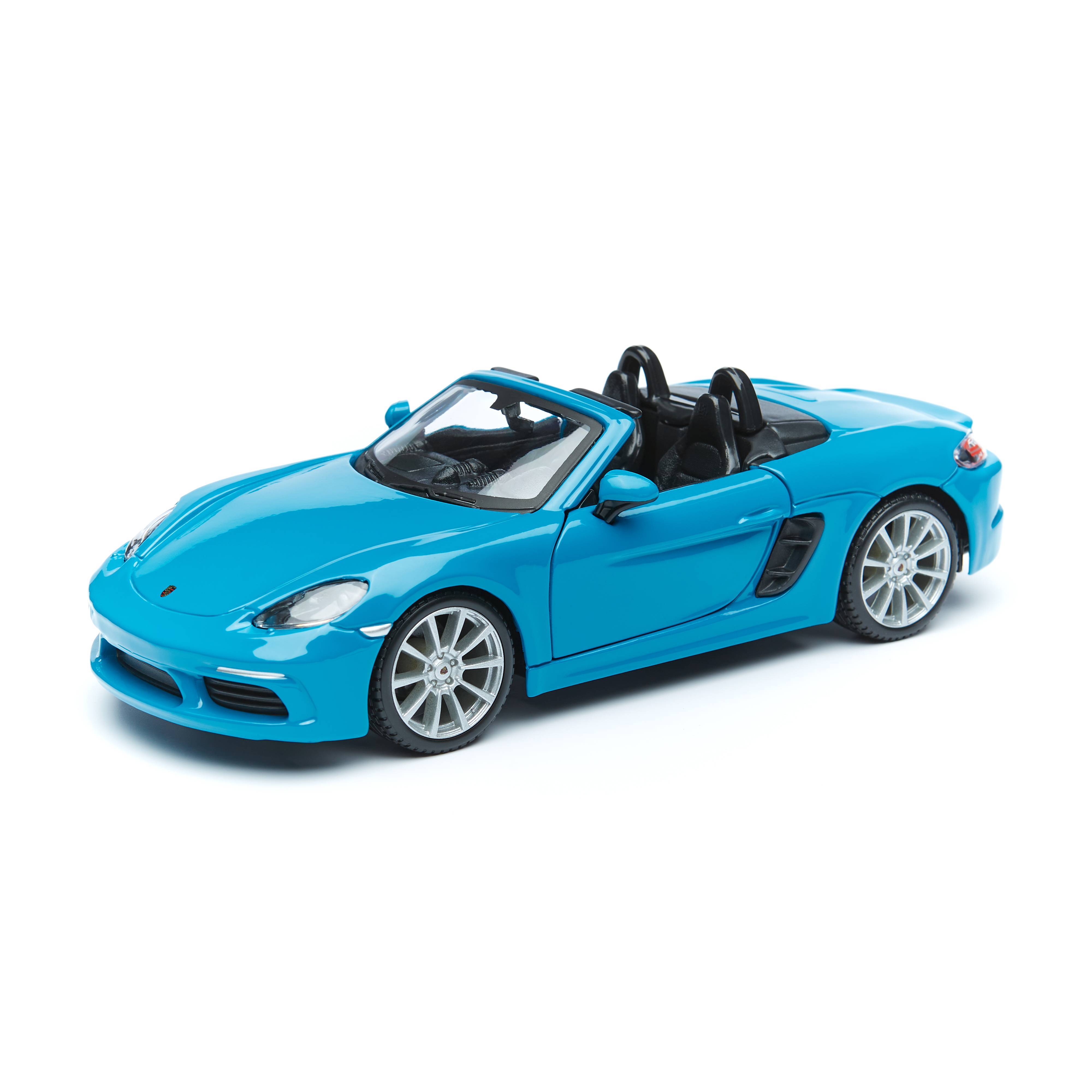 

Bburago игрушечная машинка металлическая Porsche 718 Boxster, 1:24, синий 18-21087, 18-21087