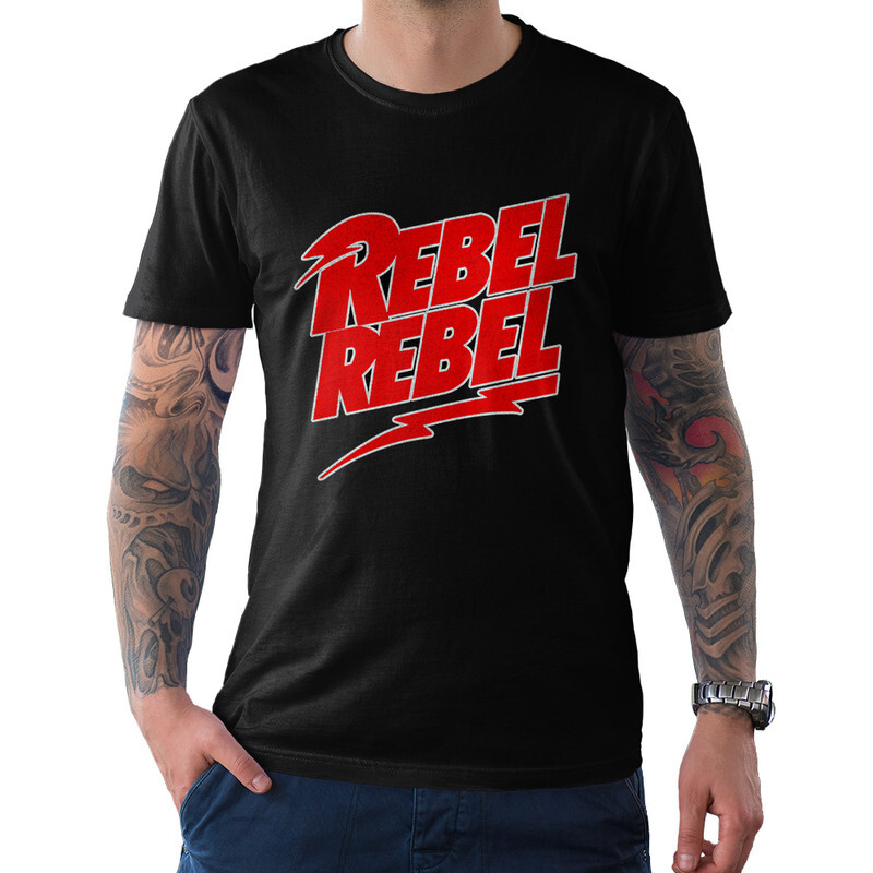 фото Футболка мужская dream shirts david bowie - rebel rebel 999930222 черная m