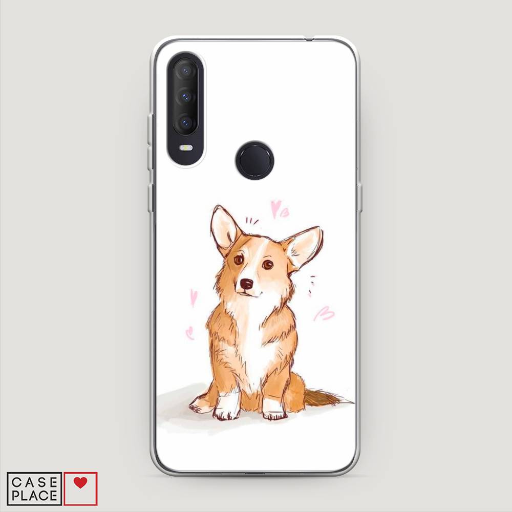 

Чехол Awog на Alcatel 1S (2020) / Алкатель 1S (2020) "Корги любовь", Разноцветный, 170850-1
