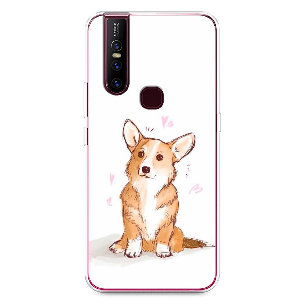 

Чехол Awog на Vivo V15 "Корги любовь", Разноцветный, 261050-1