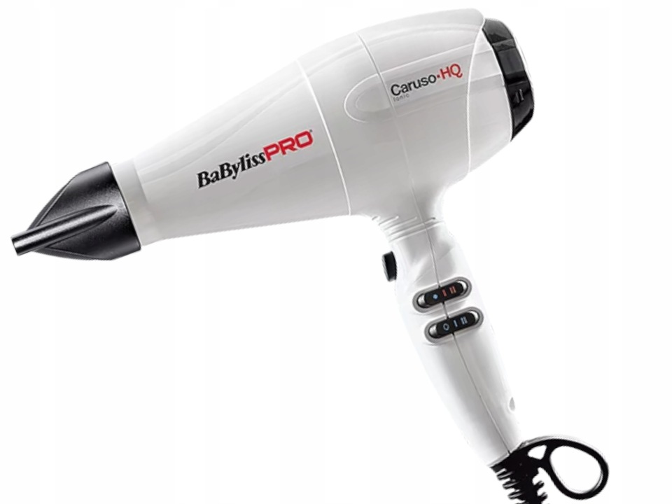 Фен BaByliss Pro BAB6970WIE 2400 Вт белый уголовный процесс италии