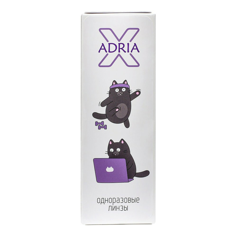 

Контактные линзы Adria X однодневные R 8,6 D -1,00 30 шт.