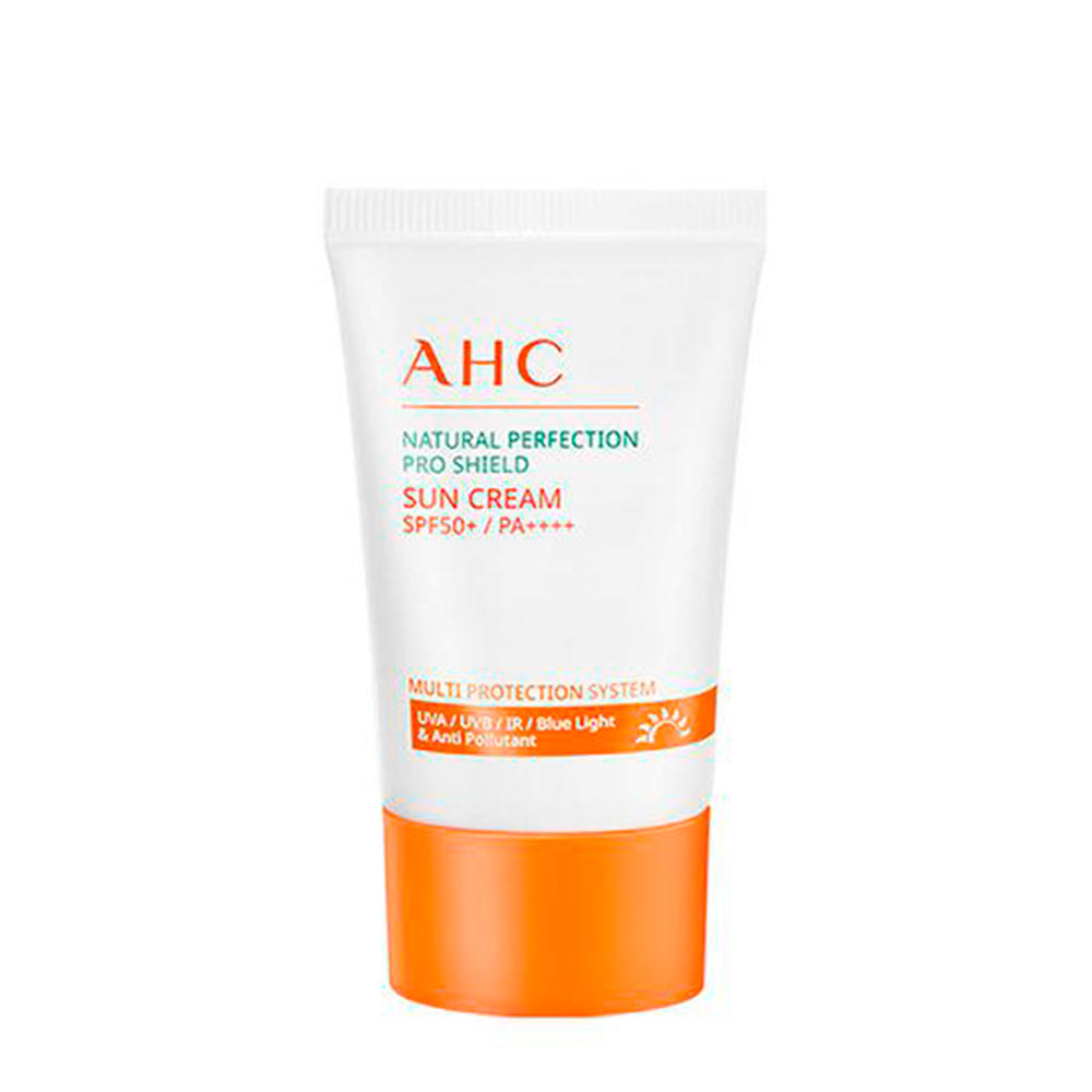 фото Солнцезащитный крем для лица ahc natural perfection pro shield sun moisturizer spf50+ 50мл a.h.c.