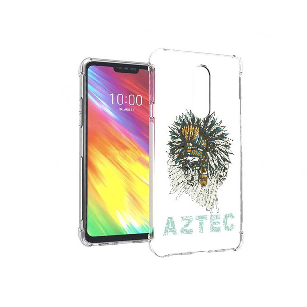 

Чехол MyPads Tocco для LG G7 скелет индеец (PT124618.72.602), Прозрачный, Tocco