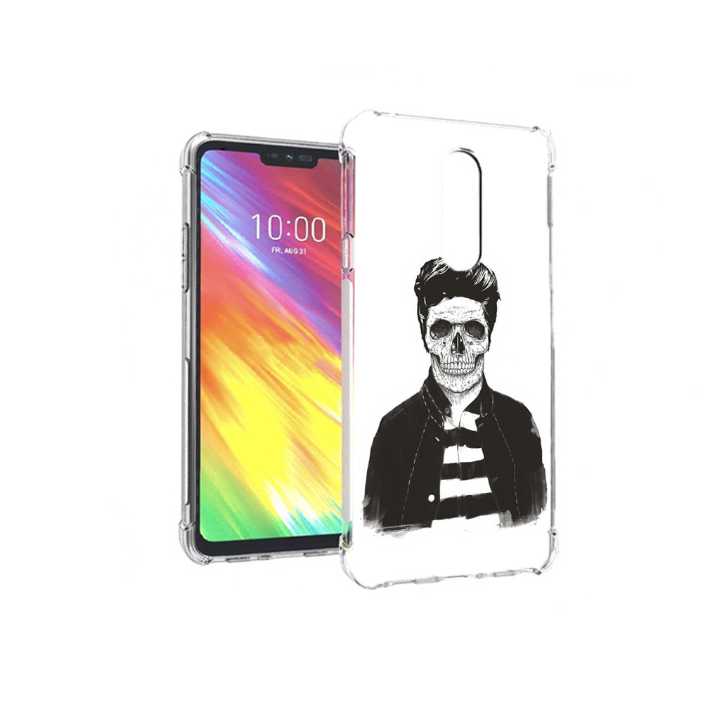 

Чехол MyPads Tocco для LG G7 скелет (PT124618.72.604), Прозрачный, Tocco