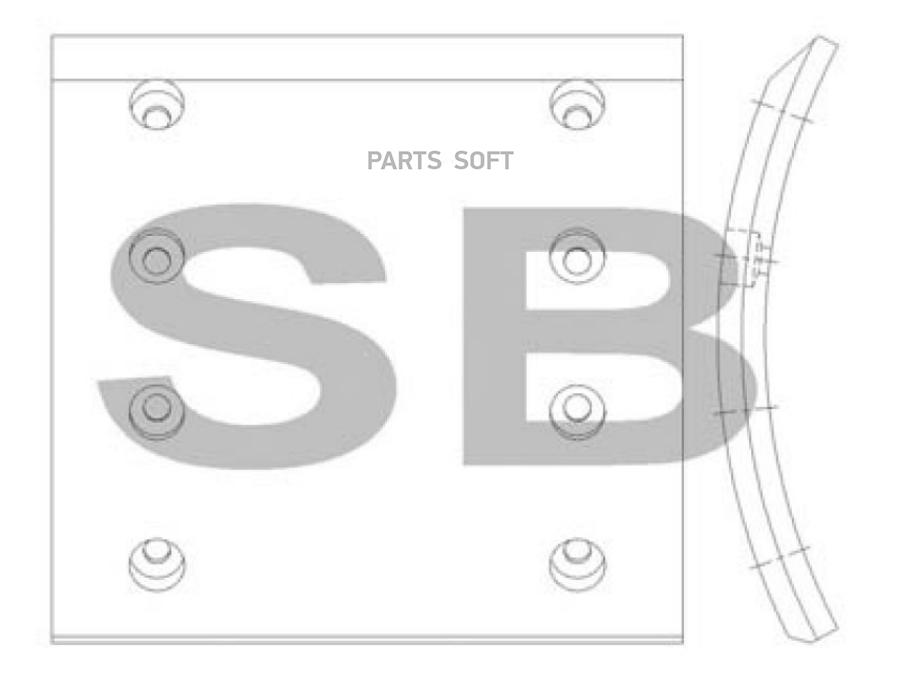 

Накладка на тормозные колодки Sangsin brake SL214