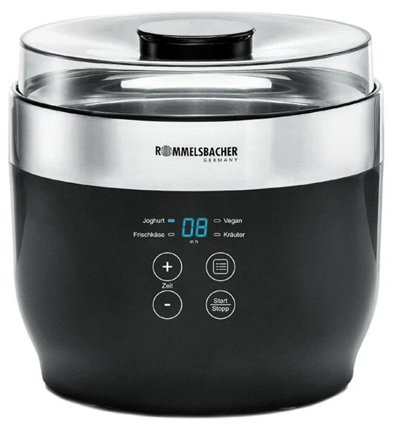 

Йогуртница Rommelsbacher JG 80 черный, JG 80
