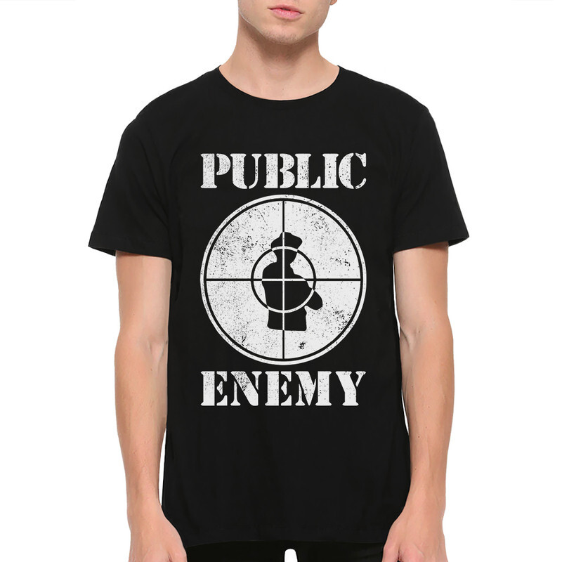 фото Футболка мужская dream shirts public enemy 999932222 черная xl