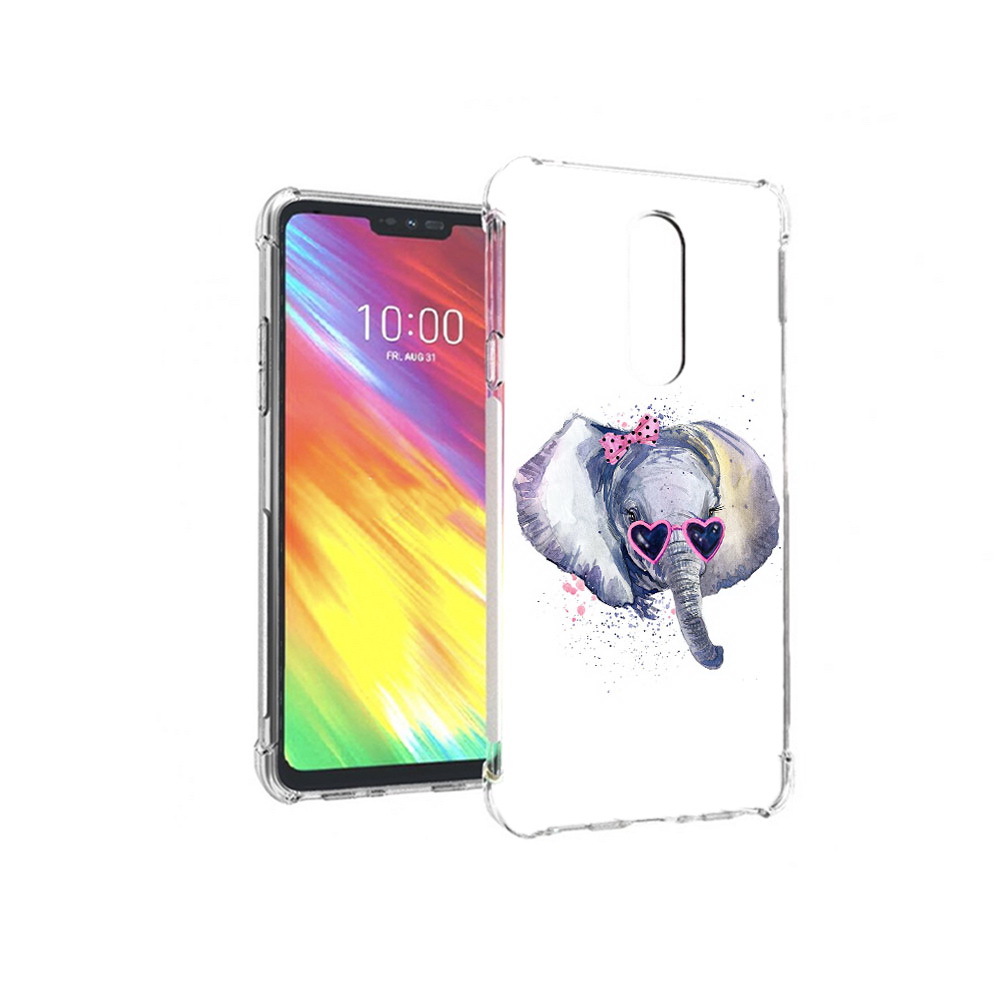 

Чехол MyPads Tocco для LG G7 слоник в очках (PT124618.72.608), Прозрачный, Tocco