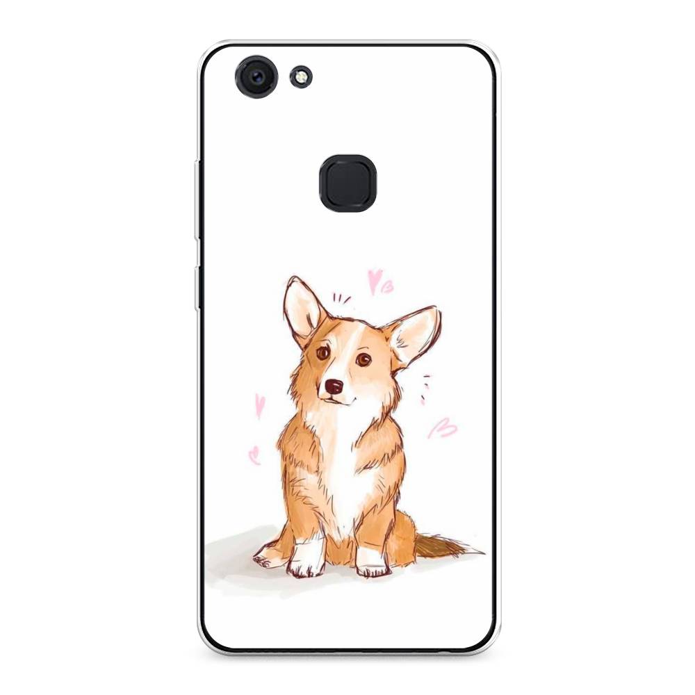 

Чехол Awog на Vivo V7 Plus "Корги любовь", Разноцветный, 260750-1