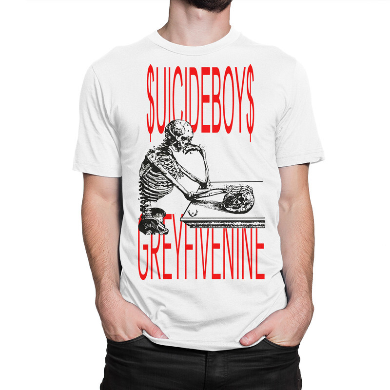 фото Футболка мужская dream shirts suicideboys - grey five nine 999934222 белая 3xl