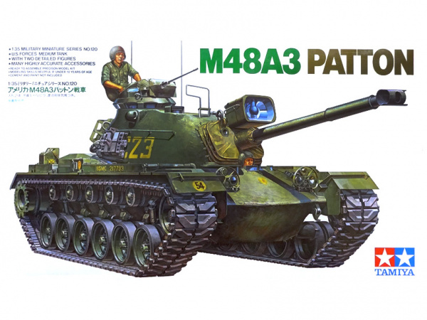 фото 35120 tamiya 1/35 танк м48а3 patton u.s.