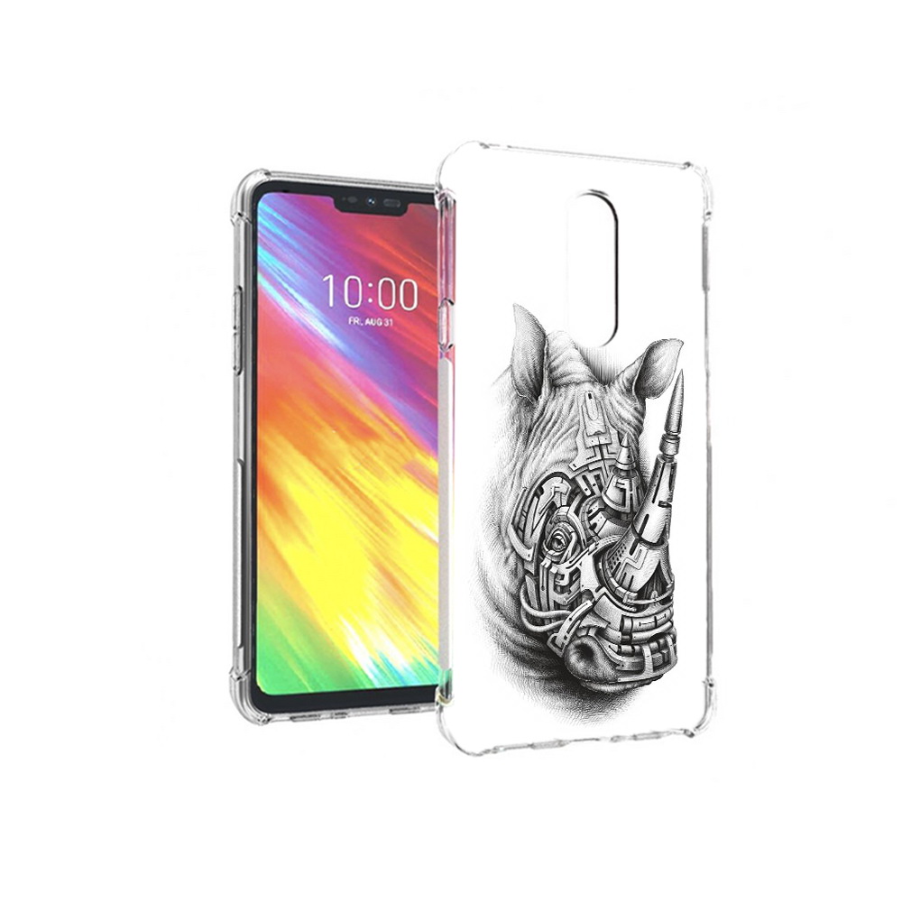 

Чехол MyPads Tocco для LG G7 стальной носорог (PT124618.72.620), Прозрачный, Tocco