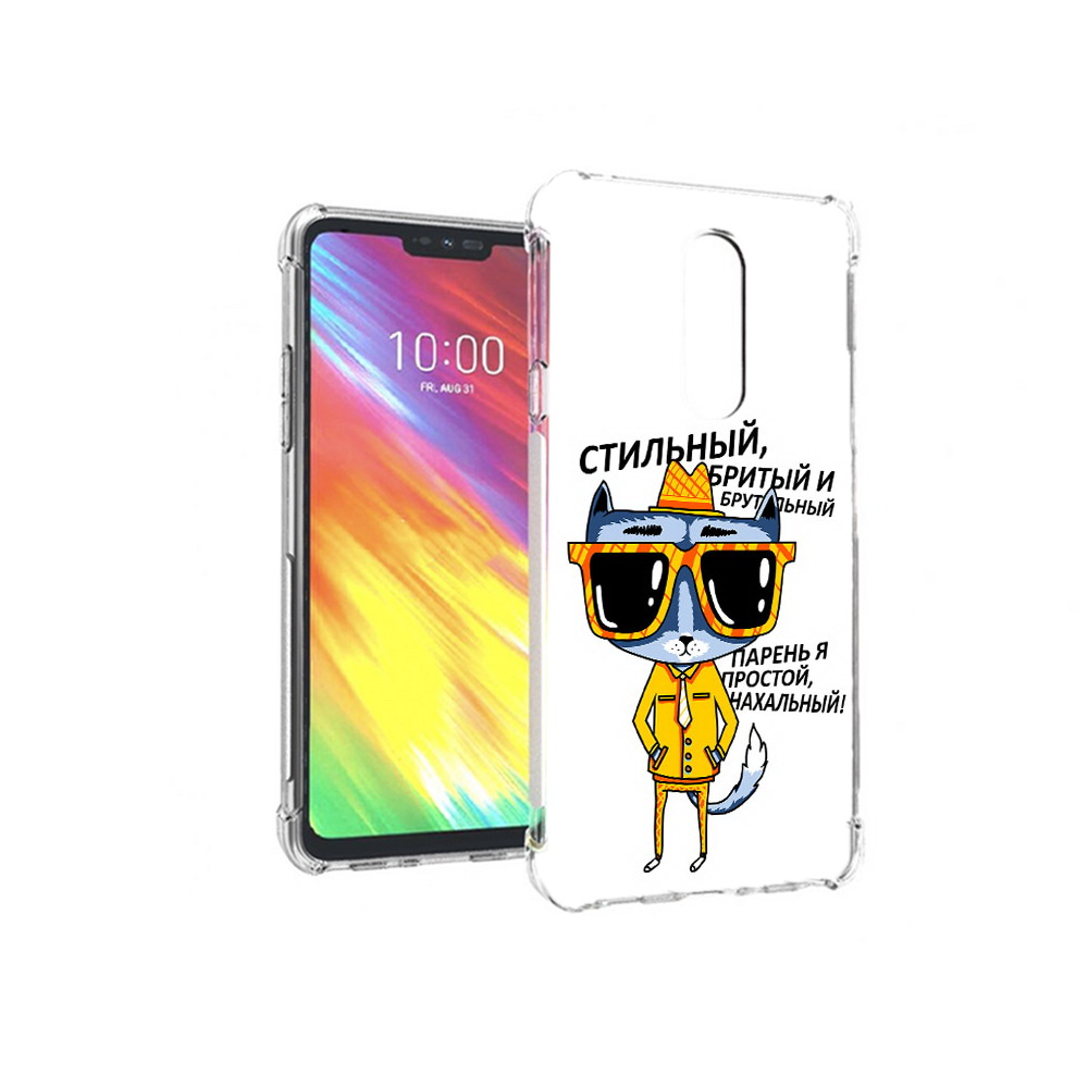 

Чехол MyPads Tocco для LG G7 стильный кот (PT124618.72.625), Прозрачный, Tocco