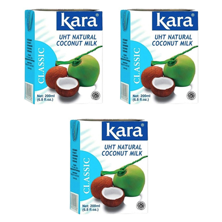 Кокосовое молоко Kara (3 шт. по 200 мл)