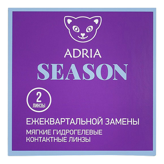 

Контактные линзы Adria Morning 38 Season квартальные R 8,6 D -5,00 2 шт.