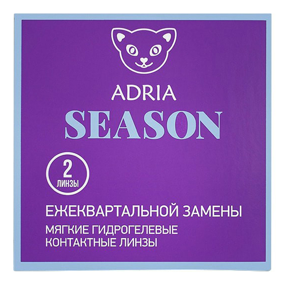 

Контактные линзы Adria Morning 38 Season квартальные R 8,6 D -6,00 2 шт.