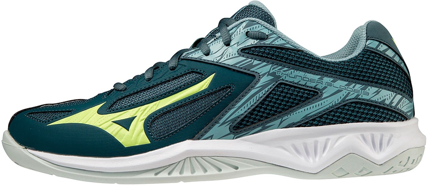 

Кроссовки мужские Mizuno Thunder Blade 3 зеленые 8 UK, Зеленый, Thunder Blade 3