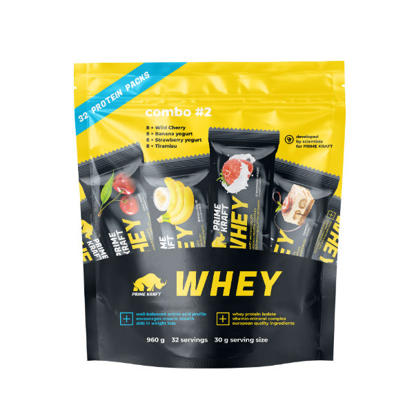 фото Протеин prime kraft whey combo №2, 960 г, ассорти