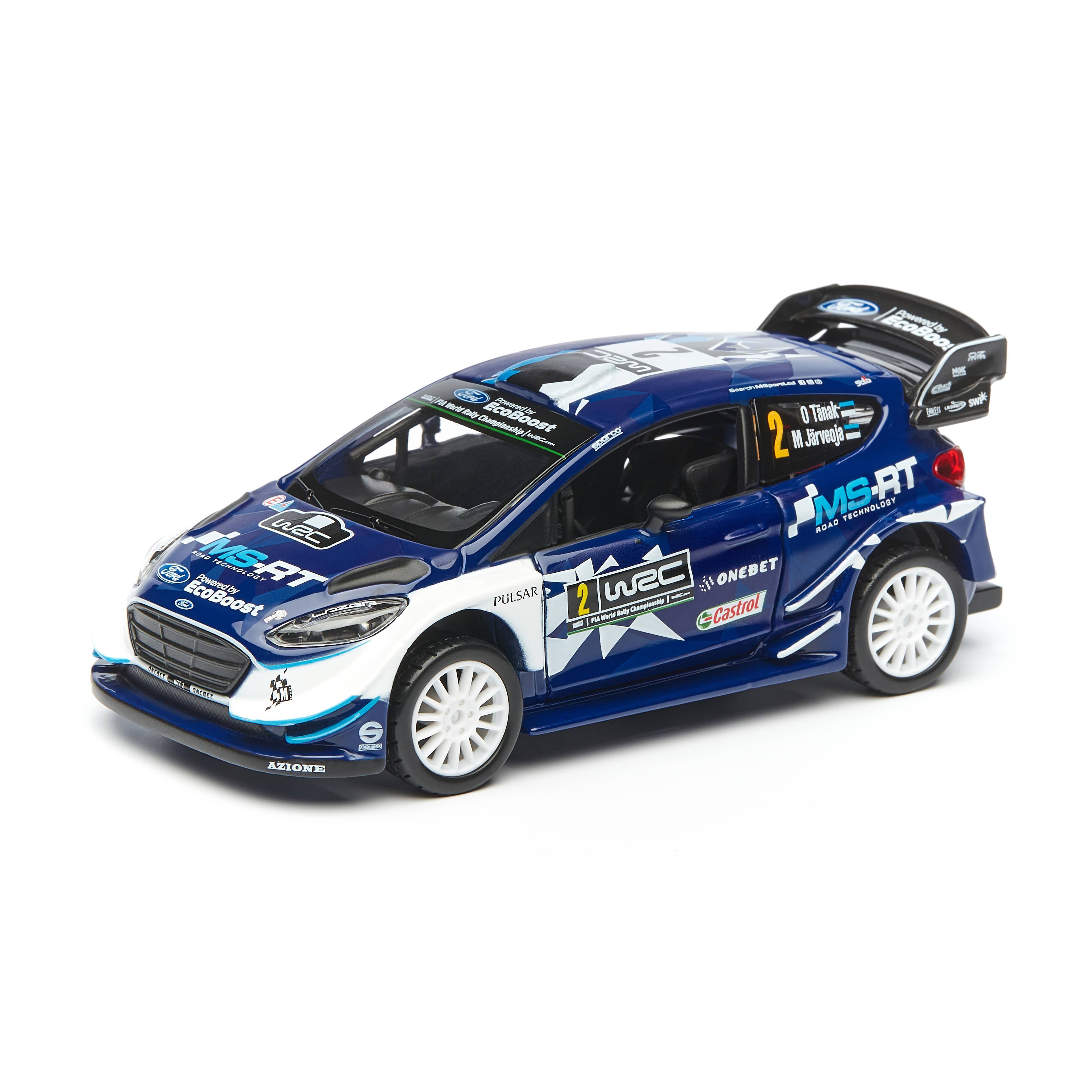 

Bburago Машинка металлическая ралли 2017 M-Sport Ford Fiesta WRC Ott Tanak, 1:32 18-41052, 18-41052